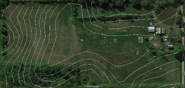 google earth pro contour lines